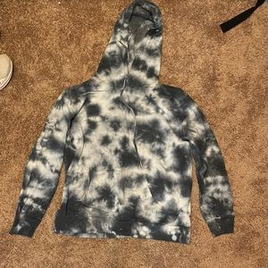 Blue and White Hoodie